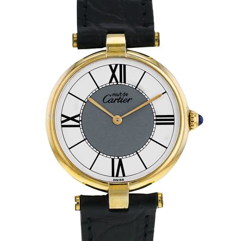 must de cartier orologio vermeil